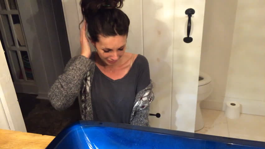 mature in shower videos Mature anal workout